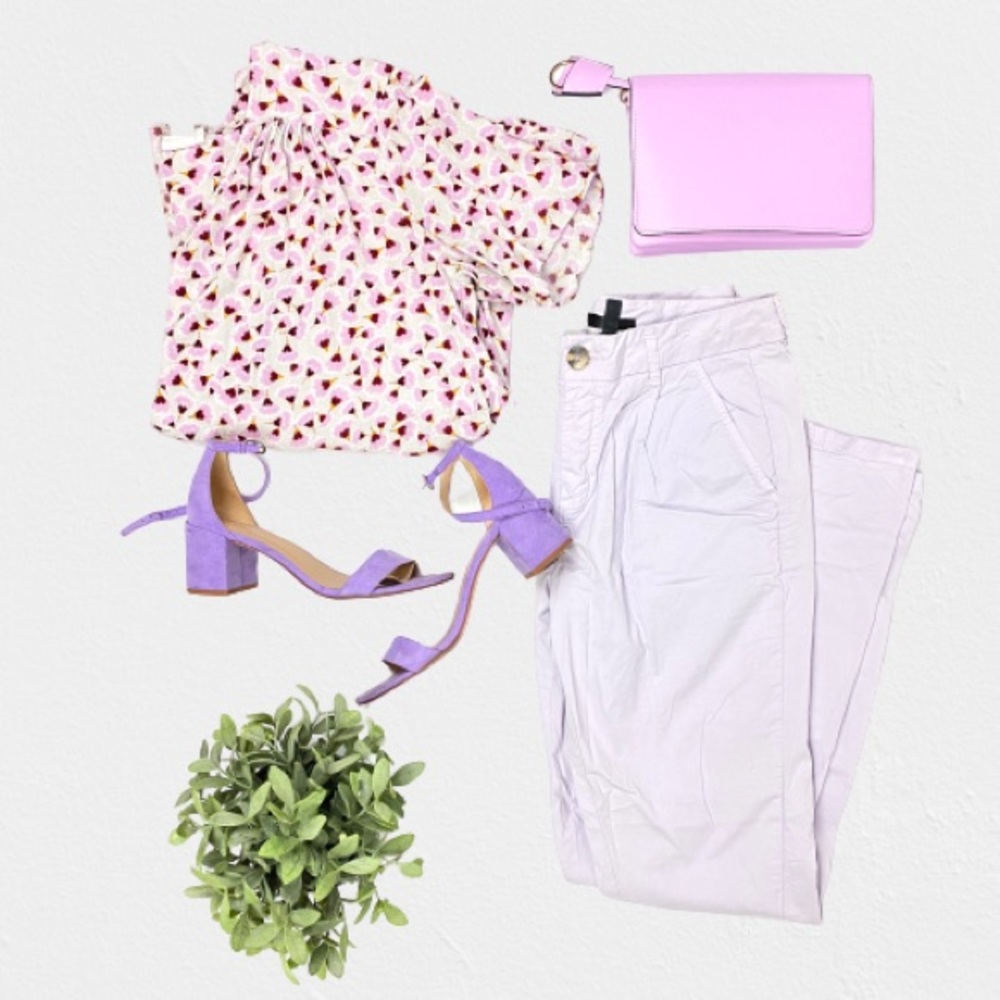 Topshop Pastel Lavender Pants